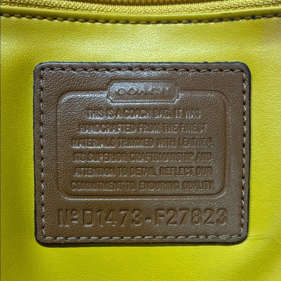 Coach Tan Leather Tote Bag - Picture 2 of 12